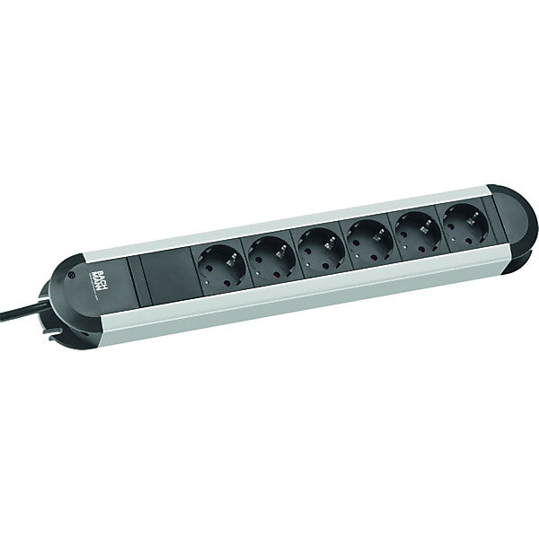 BACHMANN Steckdosenleiste 6f. 6xSchutzk.swo.Schal. 331.010